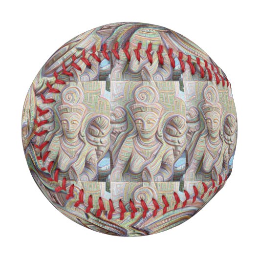 Mosaik Buddha Statuen Thunder_Cove Baseball (Vorderseite Links)