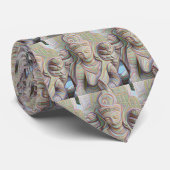 Mosaik Buddha Statuen Thunder_Cove Krawatte (Gerollt)