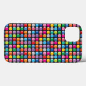 Mosaik-bunter künstlerischer Regenbogen punktiert Case-Mate iPhone Hülle (Rückseite (Horizontal))