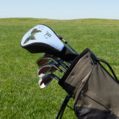 Mosaik Butterfly Blue Golf Headcover (In SItu)