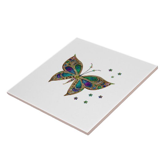 Mosaik Butterfly Fliese (Seite)