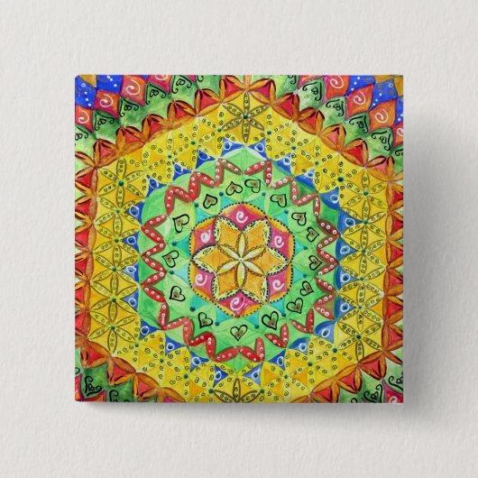 Mosaik Button (Vorderseite)