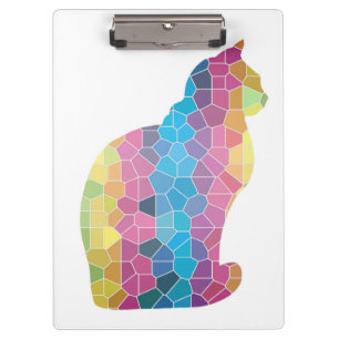 Mosaik Cat Clipboard Klemmbrett