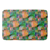Mosaik chaotischer Texturen mit Loslösung-Täuschun Badematte (Vorderseite)