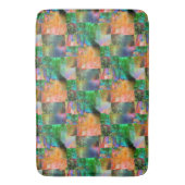 Mosaik chaotischer Texturen mit Loslösung-Täuschun Badematte (Vorderseite Vertikal)