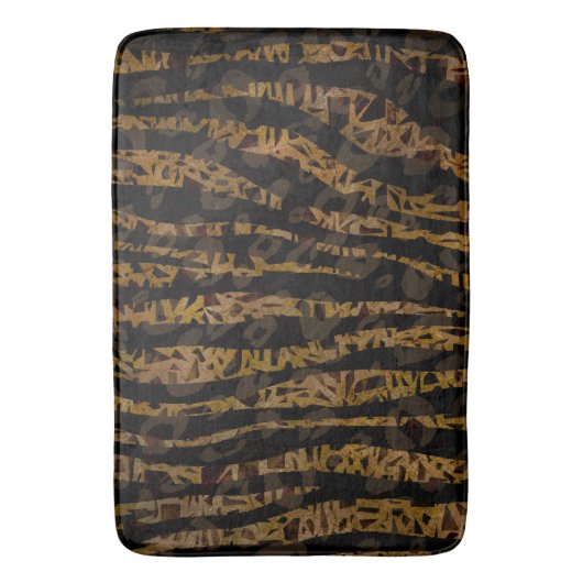 Mosaik Chic Elegante Badematte (Vorderseite Vertikal)