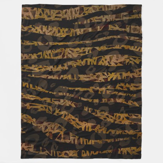 Mosaik Chic Elegante Fleecedecke (Vorderseite)