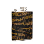 Mosaik Chic Elegante Safari Flachmann (Rechts)