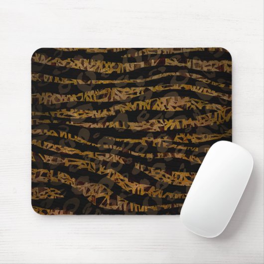 Mosaik Chic Elegante Safari Mousepad (Mit Mouse)