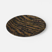 Mosaik Chic Elegante Safari Party Pappteller (Schrägansicht)