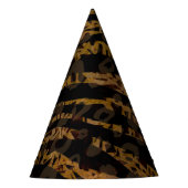 Mosaik Chic Elegante Safari Partyhütchen (Vorderseite)