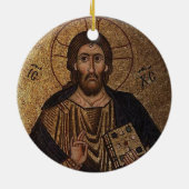 Mosaik-christliche orthodoxe Ikone Christus Keramik Ornament (Hinten)