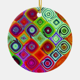 Mosaik Christmas Digital Art Keramik Ornament