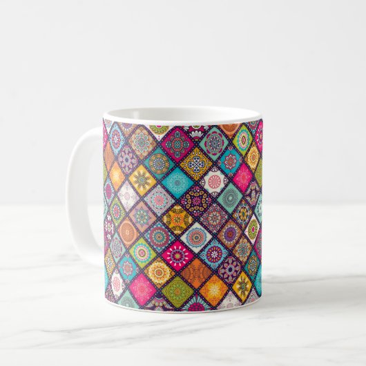 Mosaik cofee Tasse (Vorderseite Links)