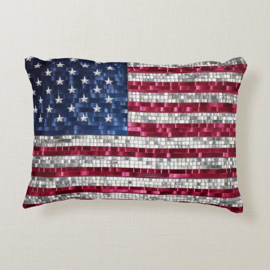 Mosaik Dekokissen (Rückseite)