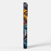 Mosaik der Ausdrücke Case-Mate iPhone Hülle (Rückseite / Rechts)