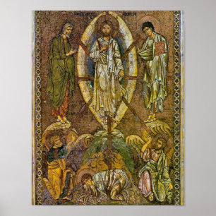 Mosaik der Konfiguration Orthodox Symbol Print Poster