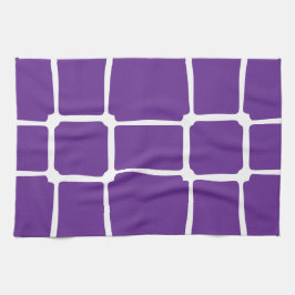 Mosaik der lila Quadrate Geschirrtuch