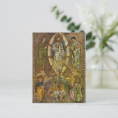 Mosaik der Transformation Orthodox Christlich Postkarte (Stehend Vorderseite)