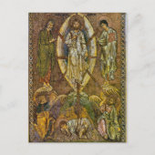 Mosaik der Transformation Orthodox Christlich Postkarte (Vorderseite)