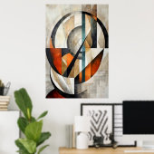 Mosaik der Zeit Poster (Heimbüro)