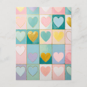 Mosaik der Zuneigung Postkarte