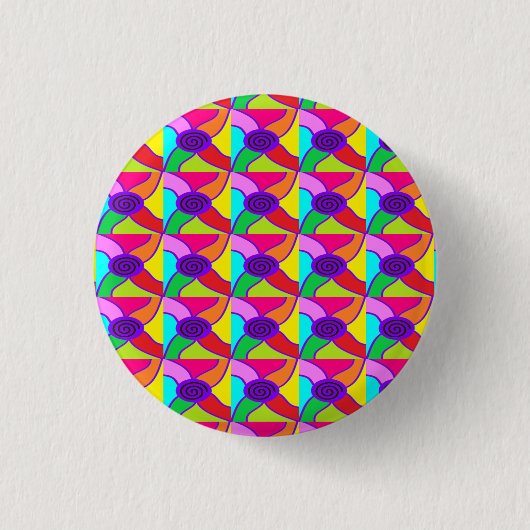 Mosaik des großen Untersetzer der hellen Kunst Button (Vorderseite)