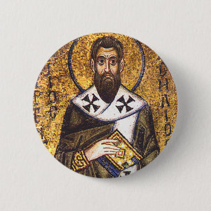 Mosaik des Heiligen Basilius des Großen Button