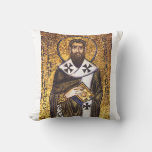 Mosaik des Heiligen Basilius des Großen Kissen