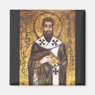 Mosaik des Heiligen Basilius des Großen Magnet