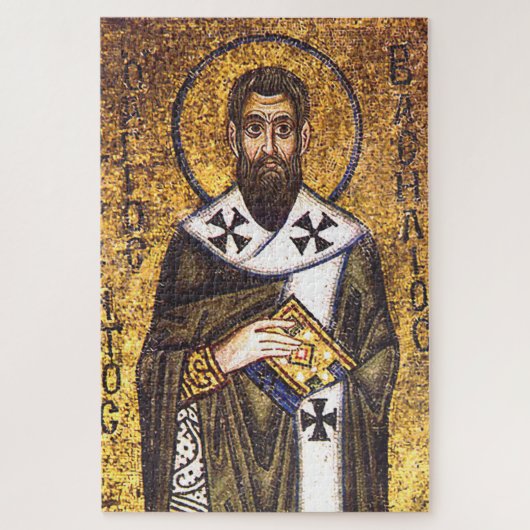 Mosaik des Heiligen Basilius des Großen Puzzle (Vertikal)