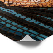 Mosaik des Jesuskindes Poster (Ecke)