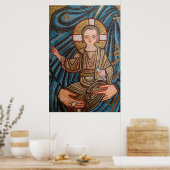 Mosaik des Jesuskindes Poster (Küche)