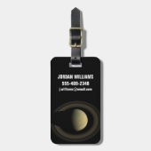 Mosaik des Planeten Saturn und seiner wichtigsten Gepäckanhänger (Vorderseite vertikal)