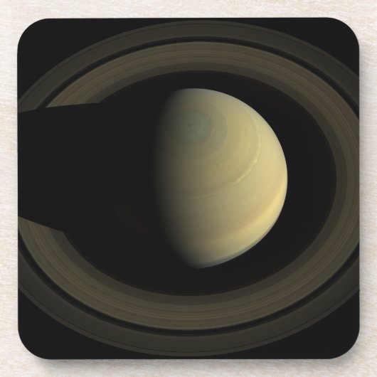 Mosaik des Planeten Saturn und seiner wichtigsten  Getränkeuntersetzer (Vorderseite)