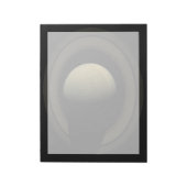 Mosaik des Planeten Saturn und seiner wichtigsten  Notizblock (Rotiert)