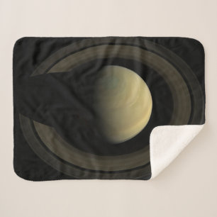 Mosaik des Planeten Saturn und seiner wichtigsten  Sherpadecke