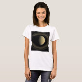 Mosaik des Planeten Saturn und seiner wichtigsten  T-Shirt (Vorne ganz)