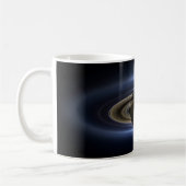 Mosaik des Saturn-Systems, das von der Sonne zurüc Kaffeetasse (Links)