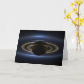 Mosaik des Saturn-Systems, das von der Sonne zurüc Karte (Gelbe Blume)