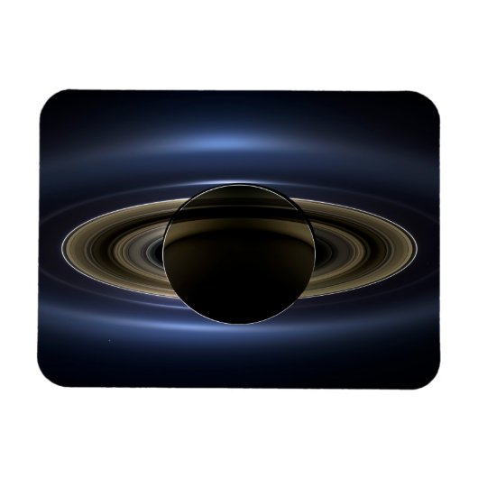 Mosaik des Saturn-Systems, das von der Sonne zurüc Magnet (Horizontal)