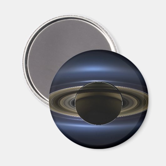 Mosaik des Saturn-Systems, das von der Sonne zurüc Magnet (Vorderseite/Rückseite)
