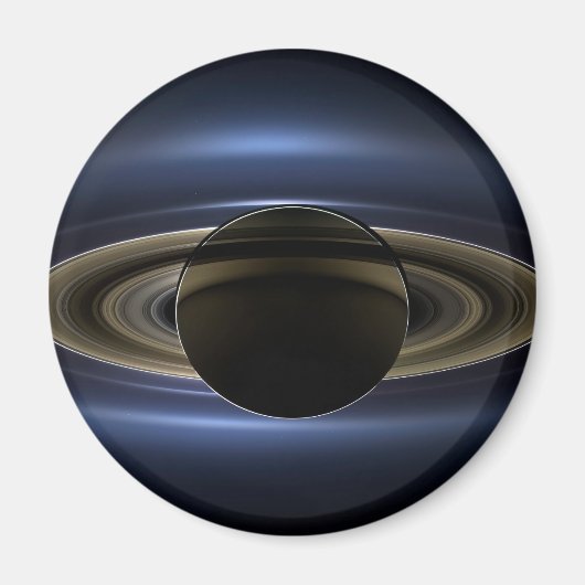 Mosaik des Saturn-Systems, das von der Sonne zurüc Magnet (Vorne)