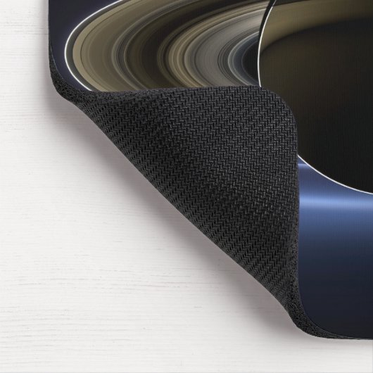 Mosaik des Saturn-Systems, das von der Sonne zurüc Mousepad (Ecke)