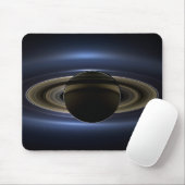 Mosaik des Saturn-Systems, das von der Sonne zurüc Mousepad (Mit Mouse)