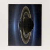 Mosaik des Saturn-Systems, das von der Sonne zurüc Puzzle (Vertikal)