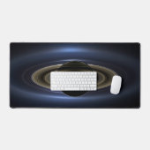 Mosaik des Saturn-Systems, das von der Sonne zurüc Schreibtischunterlage (Tastatur & Maus)
