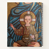 Mosaik des Säuglings Jesus Notizblock (Rückseite)