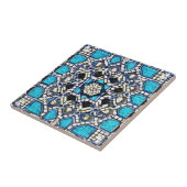 Mosaik-Design der roten Marine Fliese (Seite)