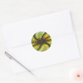 Mosaik Design Round Sticker (Umschlag)